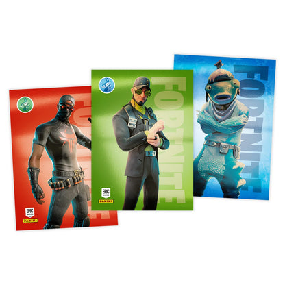 Panini Fortnite Series 3 Trading Cards - Hobby box with 18 flowpacks.
