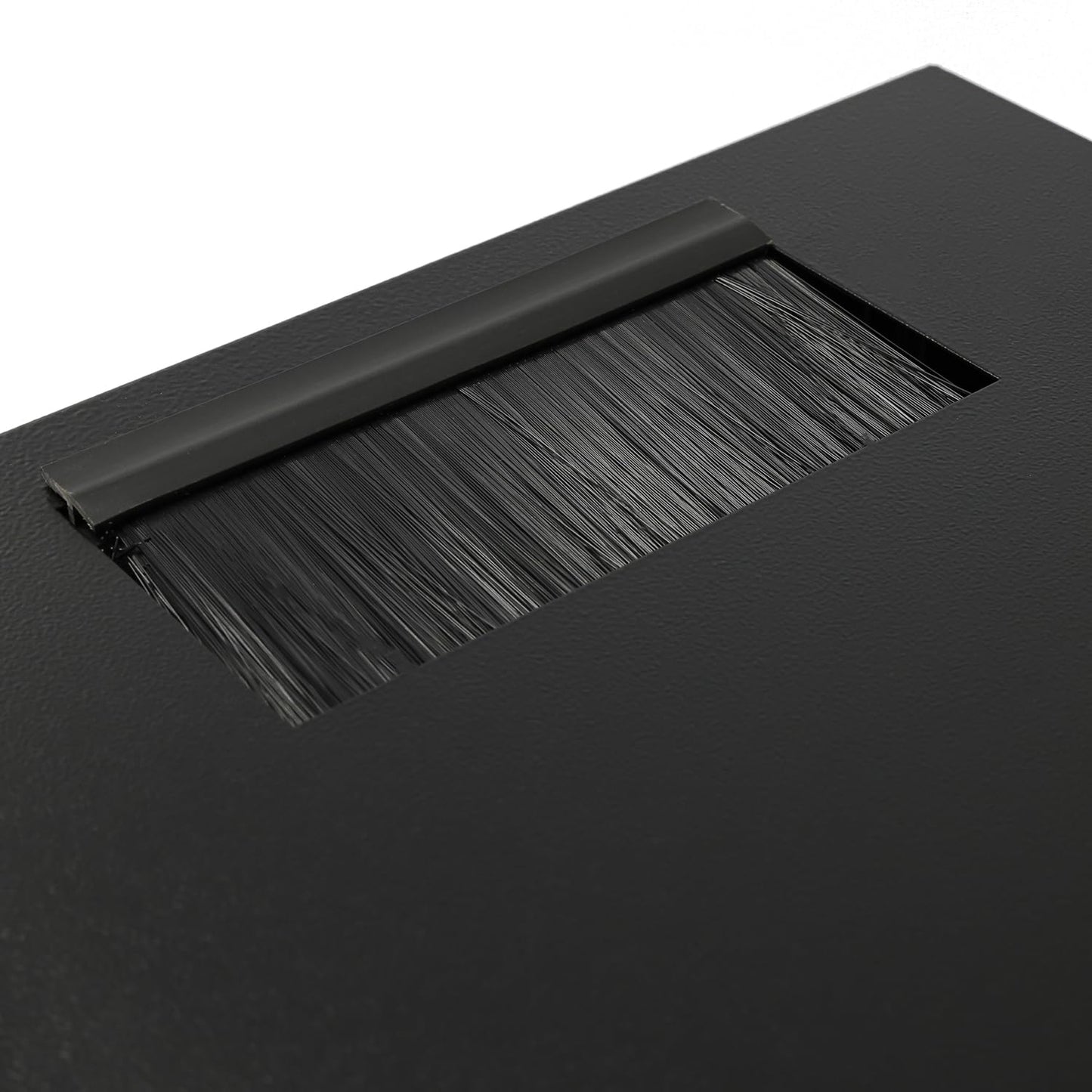 HMF 63406-02 network cabinet, server cabinet 10 inches | 6U | 300mm depth | Fully assembled | Glass door | Black