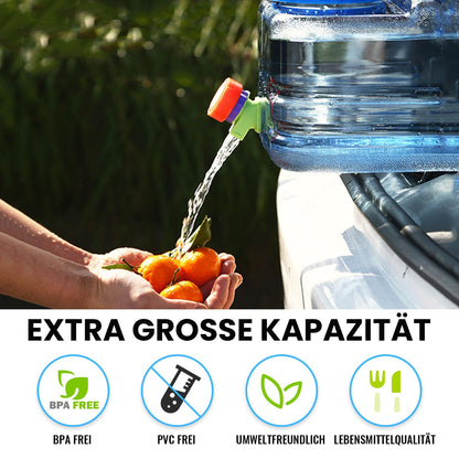 Umikk 5L-22L camping water canister, water container with tap, portable drinking water canister, water tank for camping with handles, BPA-free water canister, for outdoor travel home drinking water storage bucket