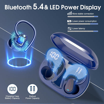 OYIB AI headphones translator, 6 translation modes with app, 50-hour Bluetooth 5.4 translator headphones with ENC Mic