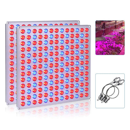 Roleadro LED plant lamp 2 pieces plant light with red blue light 45W grow light LED grow lamp for fruit growth flowers vegetables plant growth lamp