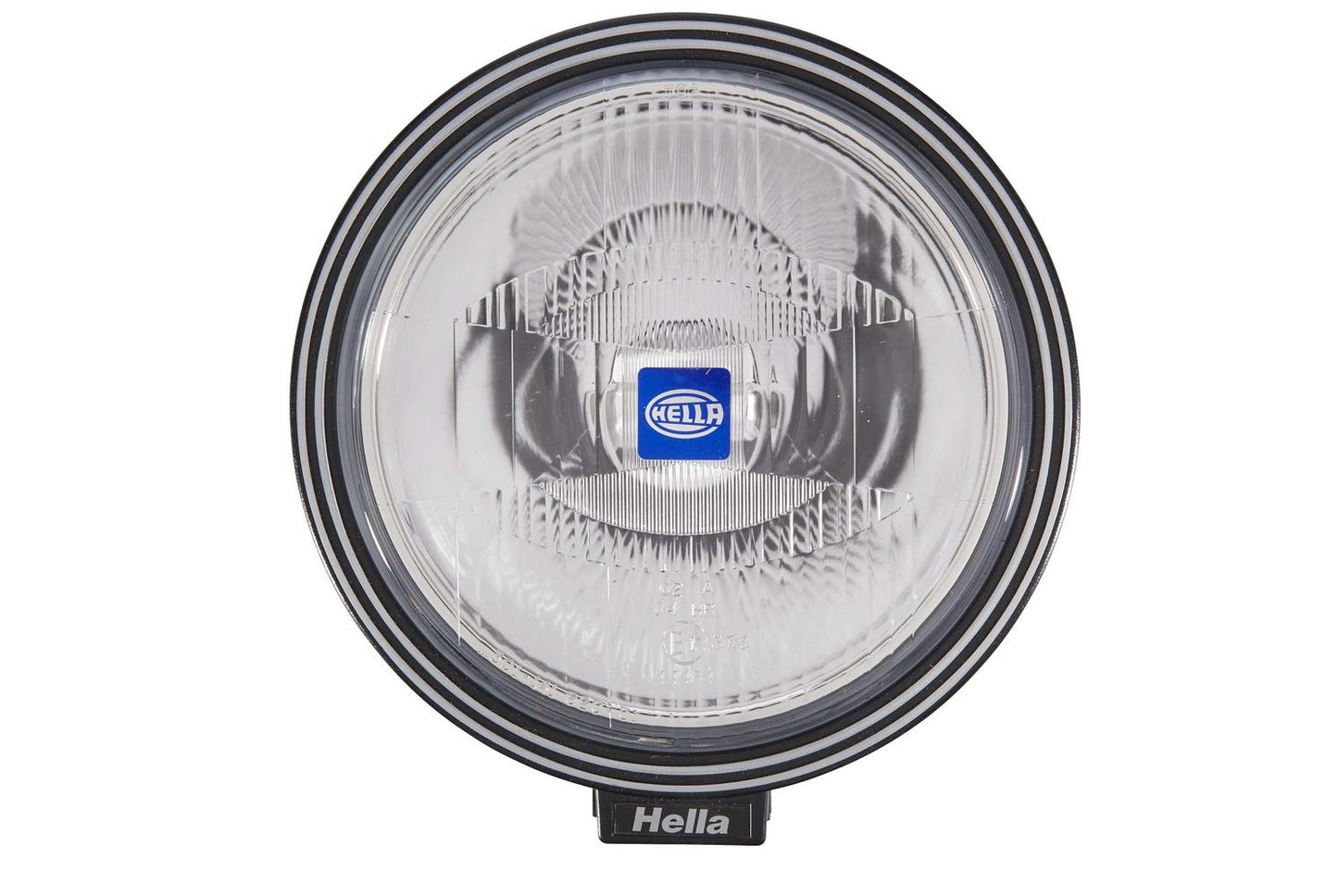 HELLA Rallye 3000 Round Auxiliary Lights 12V - 24V Halogen 24W with ECE approval, with cap. High beam headlights for trucks, SUVs, pickups, off-road 4x4 vehicles - 1F8 006 800-051.