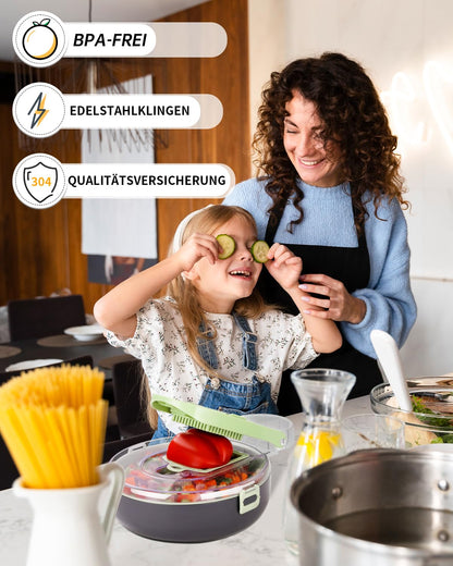 Vegetable cutter, vegetable slicer perfect for making French fries and potato slices, onion chopper, cucumber slicer, kitchen chopper, onion chopper, vegetable chopper, julienne slicer.