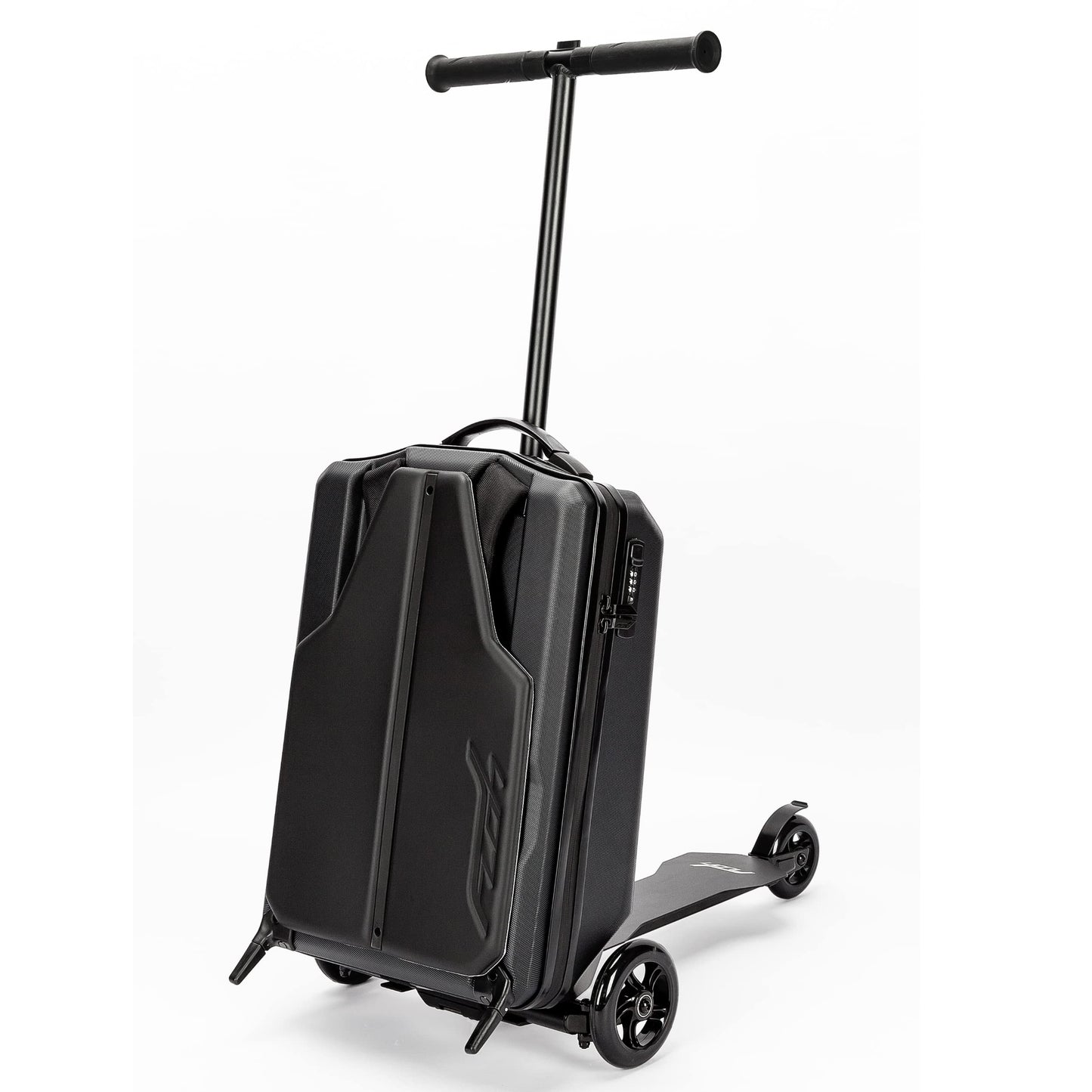Flea - Transformable scooter adult + carry-on luggage case + backpack | Adult scooter + hard shell suitcase + messenger bag | Adult kick scooter | Foldable | Design made in Germany