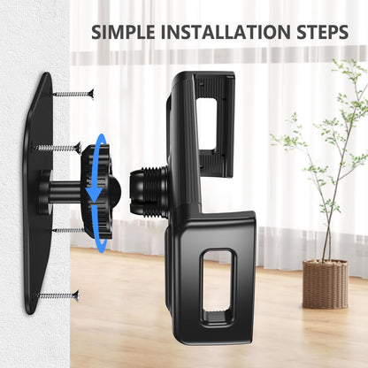 Lucrave Tablet Wall Mount made of aluminum - 360° Rotatable, Adjustable, Compatible with iPad Pro/Mini, Galaxy Tab, Surface Pro, Kindle, All 4.7-12.9"