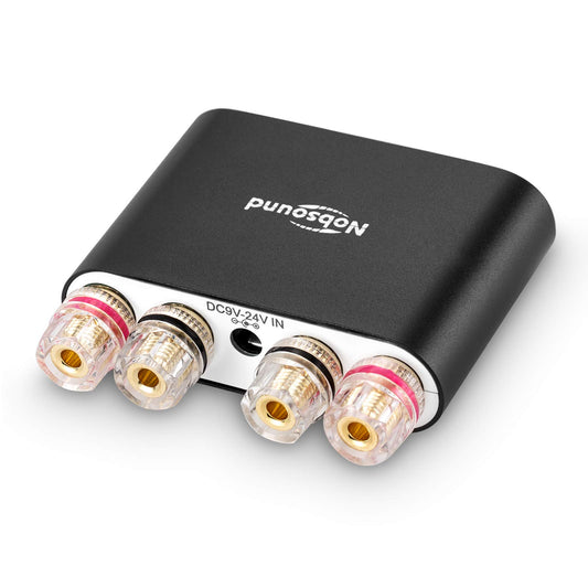 Nobsound NS-10G PRO Stereo Amplifier, Hi-Fi DSP 100W x 2 Bluetooth 5.0 Receiver, 2.0 Channel Power Audio Amplifier for Home Speakers Upgrade Version Mini Digital Amplifier (Black)