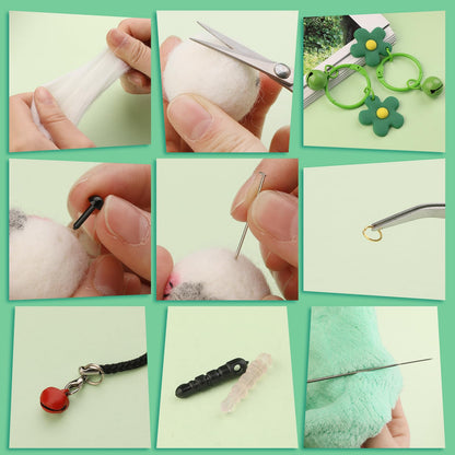 40 colors felt wool basic set Basic felting tools and accessories for beginners, needle felting set needle felting tools for wet felting, dry felting, and DIY felt animal crafts