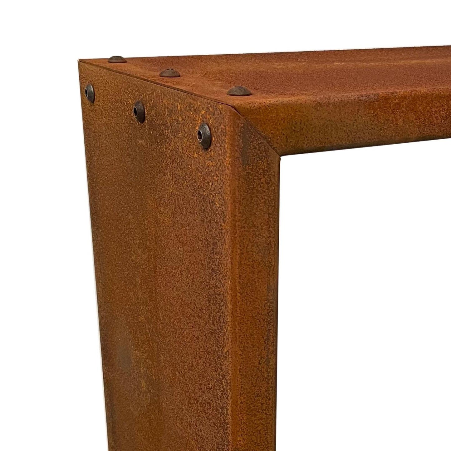 ESTEXO Firewood Rack Rust Firewood Rack Corten Steel Wood Shelf Shelf Firewood Stand Stack Shelf (115x40x25 cm)