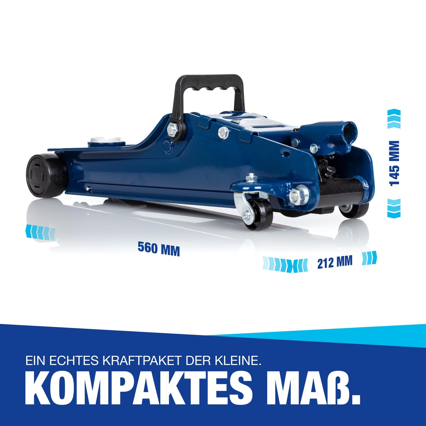 NTG Hydraulic Jack 2t -TUV Certified- Low Profile Floor Jack 2000kg 85-375mm Car Workshop, Cars & Lowered Vehicles - up to 2,000 kg Load Capacity