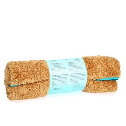 Jemako Fur-Pro Dog Towel Pet Drying Towel Pet Care, gentle fur drying (M (45 x 85 cm)) including SINLAND laundry bag.