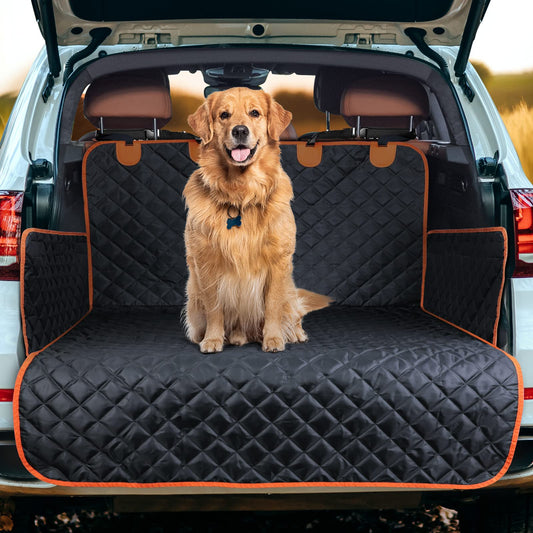 JOEJOY Dog Trunk Liner with Side and Bumper Protection, Universal Waterproof Scratch-Resistant Dog Cargo Liner - Dog Car Trunk Cover