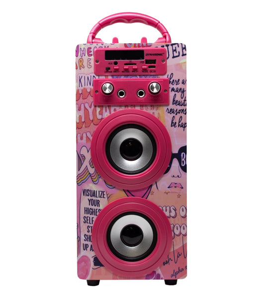 DYNASONIC 3rd Gen Karaoke Microphone Toy, perfect for unique gifts for children, girls, toys, karaoke microphone kids toy (025-20 Lights)
