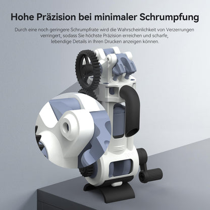 ANYCUBIC ABS-Like Resin Pro 2, 3D printer resin with increased strength and toughness, high precision, wide compatibility with all resin 3D printers. Color: Grey+White, 2pcs.