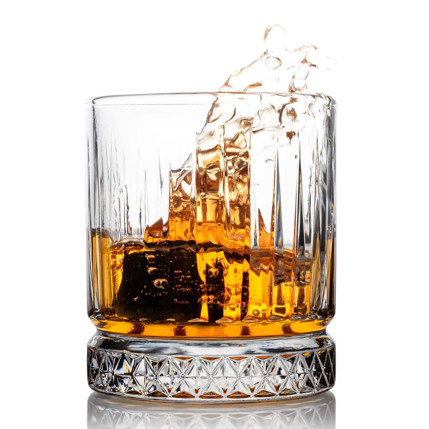 Whiskey stones and glasses gift set, 2 whisky glasses, whisky gift set for men, whiskey glass set as a 40th birthday gift for him.