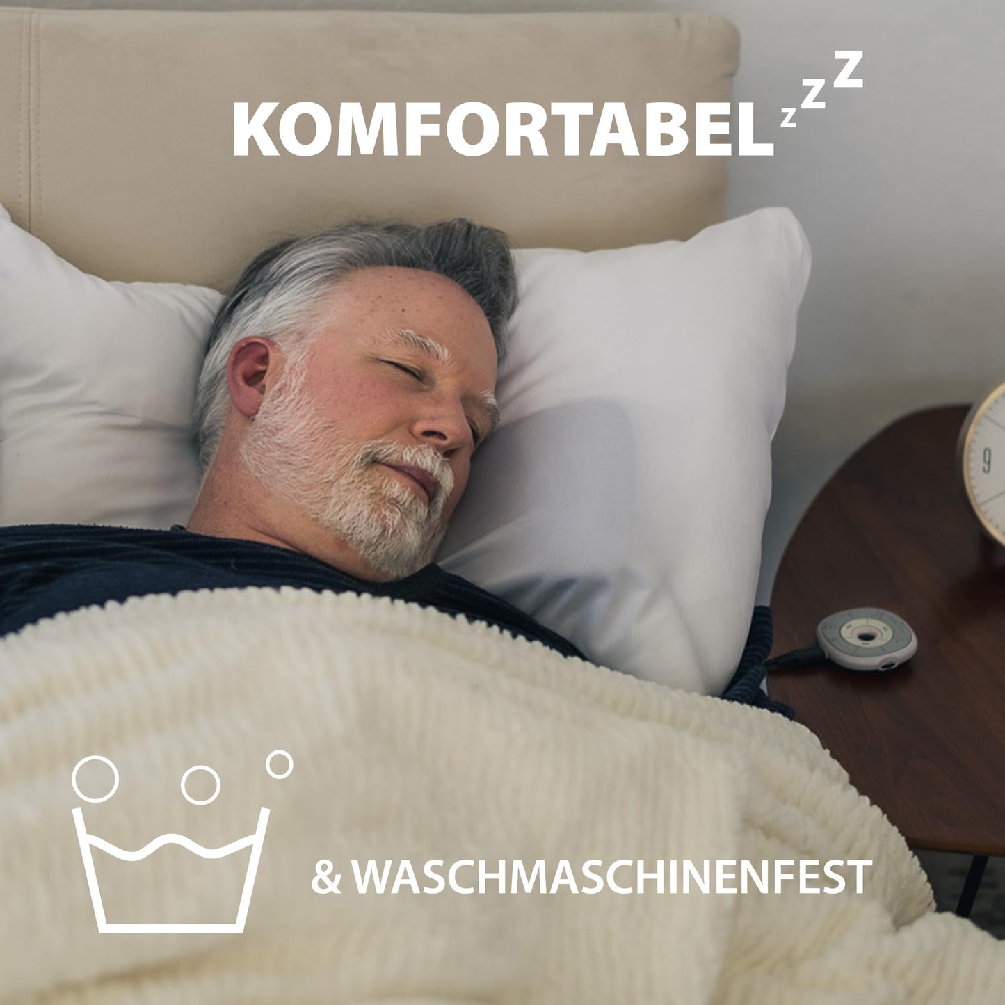 Avantree Slumber - Bluetooth pillow speaker for sleeping with built-in white noise, remote control, volume adjustment, sleep timer, sleep headphones, sleep machine, white noise machine.