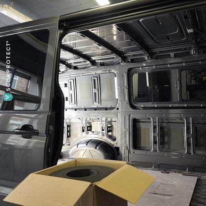 Armaflex Armacell original XG rubber sheets self-adhesive + red gloves (black, insulation thickness 13 mm, 1000 x 8000 mm).