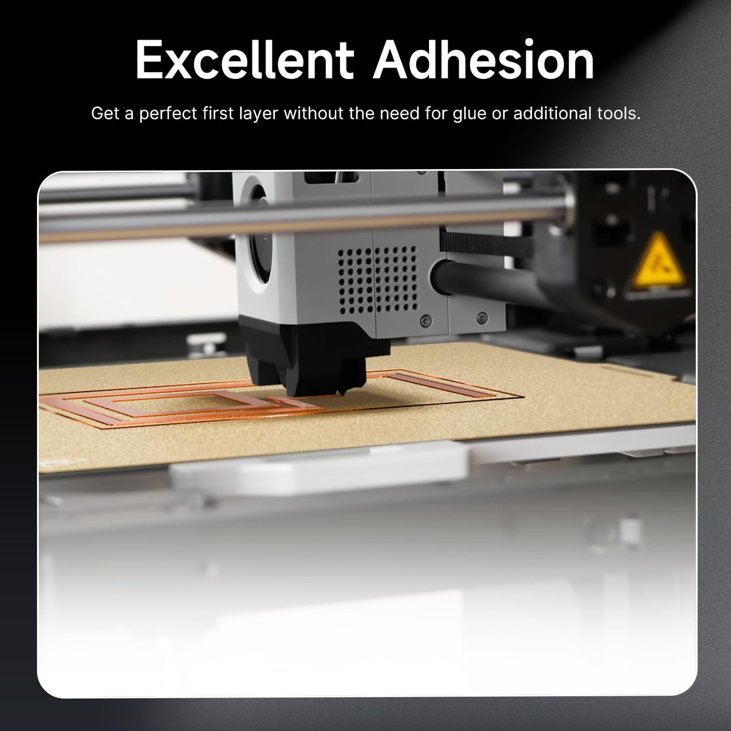 YOOPAI Double-Sided PEI+PEO Sheet, 257 x 257 mm, 3D printer bed for Bambu Lab A1, X1, X1C/P1P/P1S 3D printers