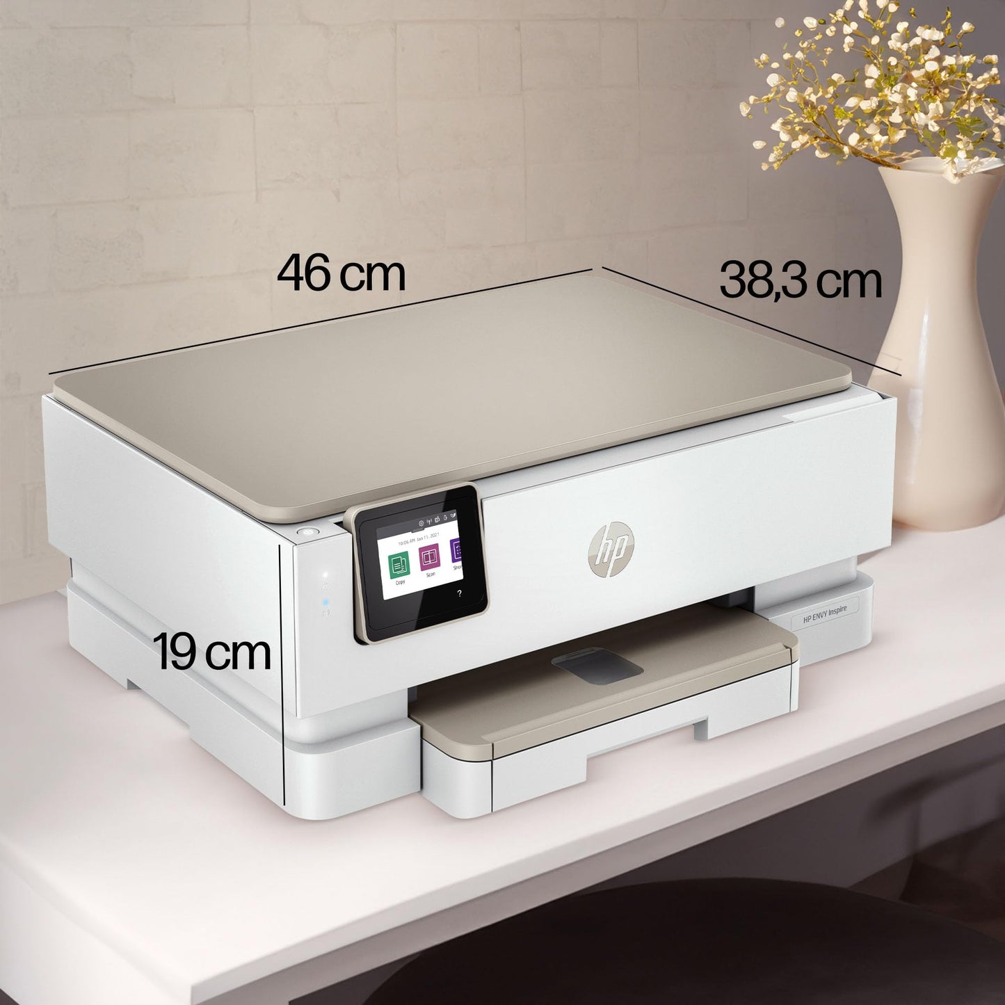 HP Envy Inspire 7220e All-in-One printer, inkjet printer, 3 months free printing with HP Instant Ink included, HP+, Print, Scan, Copy, Photo printing, A4, WiFi, Airprint