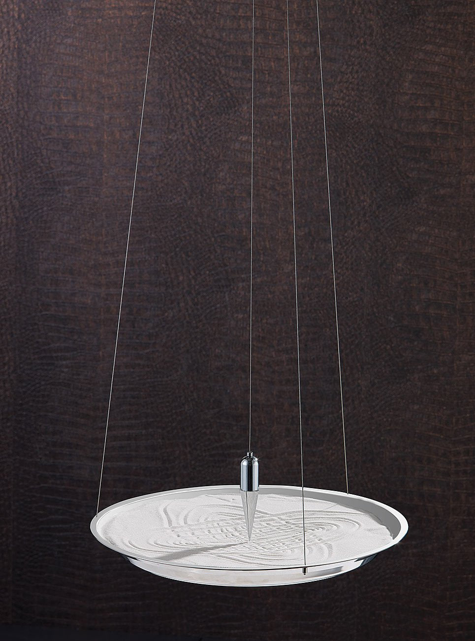 Carlo Milano Pendulum Sand Tray: Mandala sand pendulum, 36 cm (hanging, decorative sand pendulum, relaxing, anti-stress)