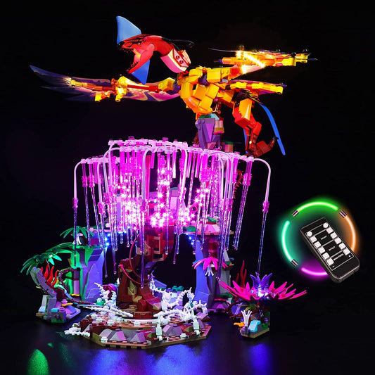 LED light set compatible with Lego Avatar Toruk Makto and the Tree of Souls, remote control decoration lighting set for set 75574 Avatar Toruk Makto and the Tree of Souls (No model)