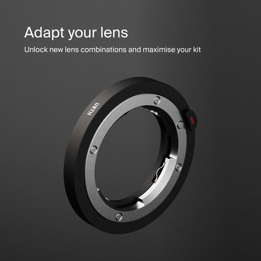 Urth Lens Adapter: Compatible with Leica M lenses and Leica L camera bodies.