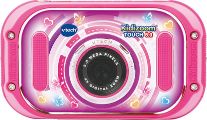 VTech 80-163554 Kidizoom Touch 5.0 Pink Kids Camera; Digital camera for kids; Children's digital camera