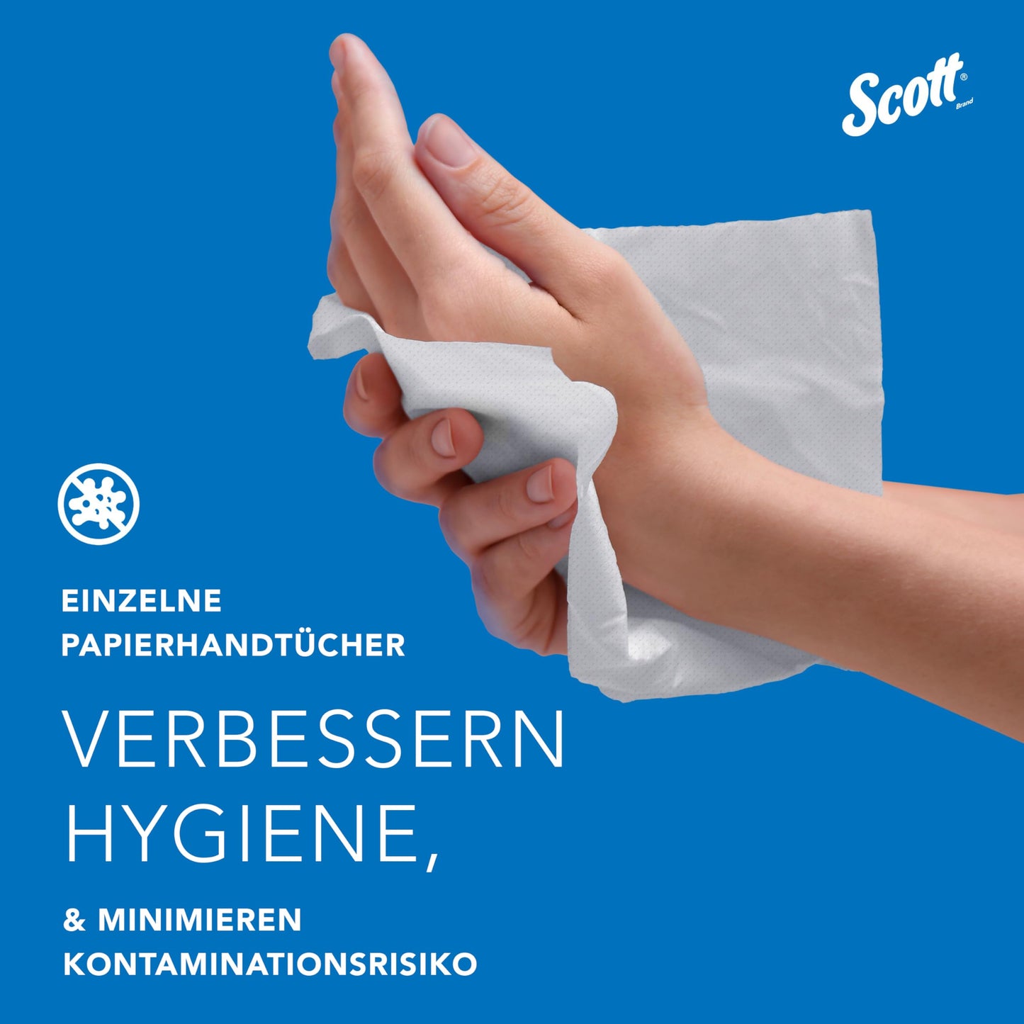 Scott Essential Narrowfold Paper Towels 6656, 1-ply white towel paper, sustainable paper towels made from recycled fibers, 12 packs x 340 (total 4,080 sheets)