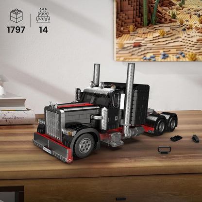 Mould King 10037 Technic Truck Model Kit, Creative Technology Truck Building Blocks Set, Gift Model Toy for Kids/Adults/Vehicle Enthusiasts (1797 Pieces)