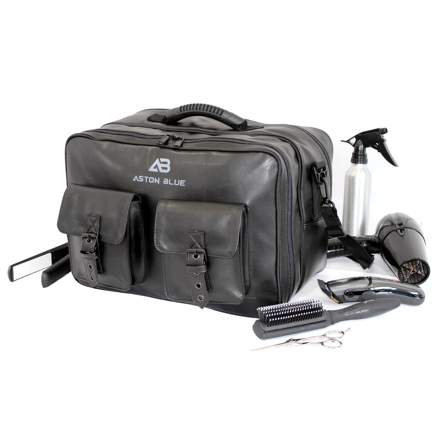 Kassaki Large Hairdresser Bag for hairdressing accessories, tool bag, salon, travel bag