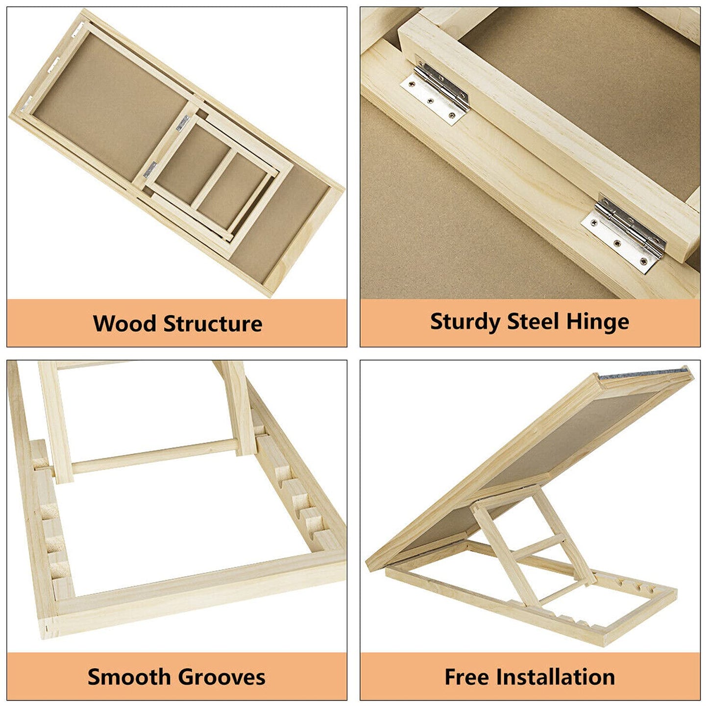 100cm long wooden dog stairs dog ramp for car adjustable height dog ramp for large dog pet ramp, anti-slip