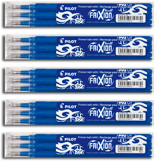 Pilot Frixion Ball - Refills, erasable (15 refills)