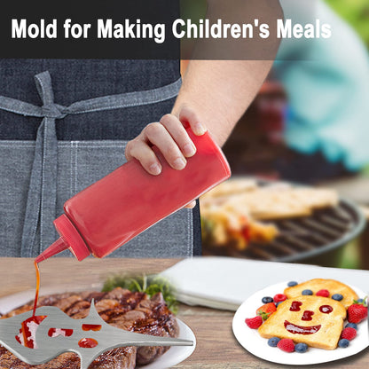 6-in-1 grill accessory-35cm meat fork, built-in grill tool set function, charcoal and gas grill accessory, kitchen helper, multifunctional grill utensil, grill accessory men's gift