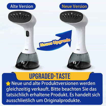 Rolipo steam iron 1640W, 400ML steamer water tank steam brush wrinkle remover, for home, office, travel, white