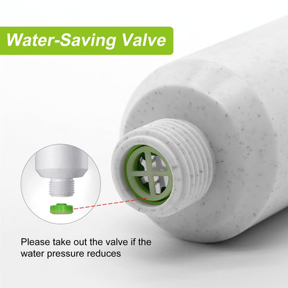 Miniwell Filter Shower Head With Metal Hose L750 - Filtered Shower Head - Shower Filter - Filter For Shower - Shower Water Filter With Replaceable Cartridge