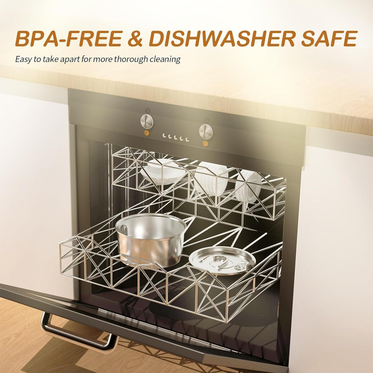 TOMXCUTE Cat Fountain Stainless Steel with Window, 3.2L Water Tap Drinking Fountain for Cats Terriers, Cat Drinking Fountain Dishwasher Safe, Quiet Pump, Double Filter Hygienic