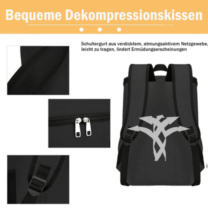 Cooler backpack, large insulated cooler bag, 30L waterproof cooler backpack, ultralight backpacks, picnic bag, thermal bag, large capacity for beach, camping, BBQ (black)