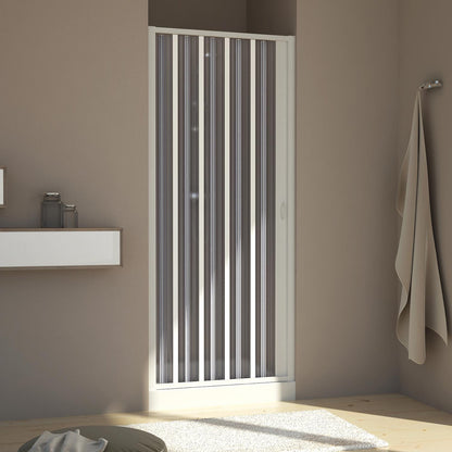 Strong PVC shower door 60 cm H185 mod. Aura Side