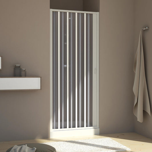 Strong PVC shower door 60 cm H185 mod. Aura Side