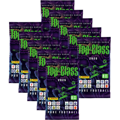 Bundle with Top Class Pure Football 2025 - Trading Cards - 1 Starter + 10 Booster + Exclusive Collect-it Sleeves