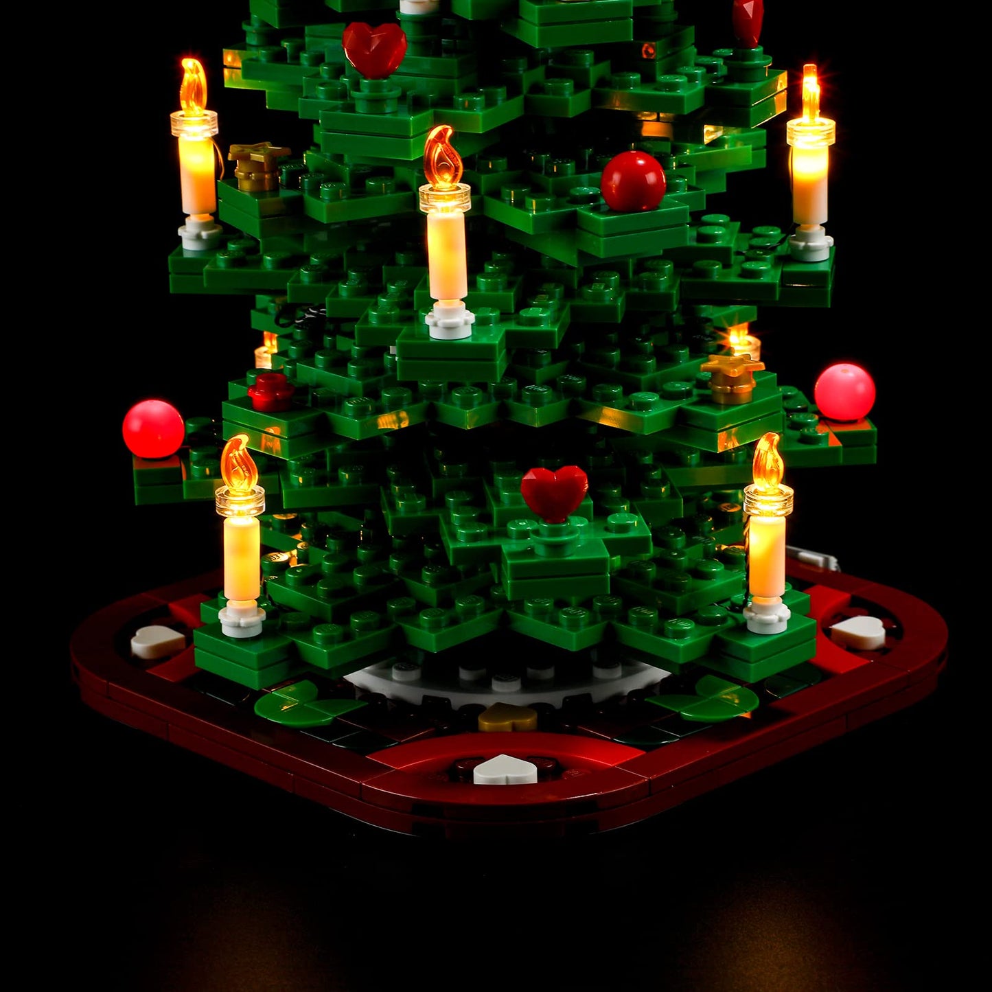 BRIKSMAX LED light for Lego Christmas tree 40573 - Compatible with Lego building blocks model - Without Lego set