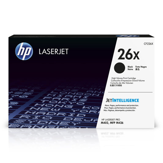 HP Toner 26X, 9000 pages, coverage 5%, for laser printer device, black