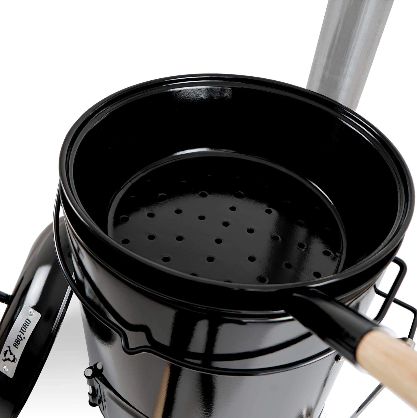 BBQ-Toro Goulash Cannon | Goulash Cauldron | One-Pot Stove | Hungarian Goulash Pot 17 liters enameled with lid for outdoor kitchen field kitchen