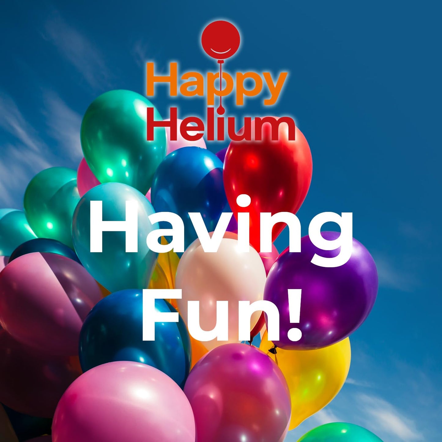 Happy Helium® Balloon Gas Helium for 50 balloons | Helium gas with filling valve - Balloon Gas 400 liters (0.4 m³) for birthday, wedding, party.