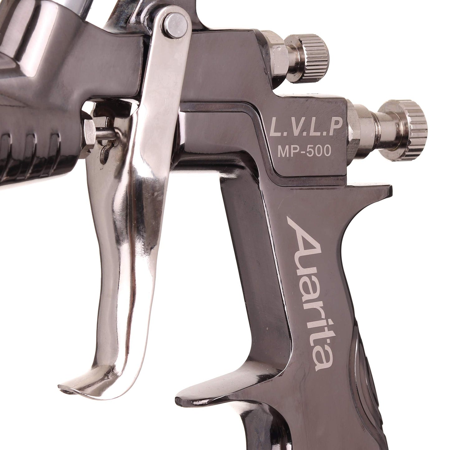 Auarita LVLP Technology Spray Gun MP-500 1.1mm Nozzle Durable 600ml Capacity for Painting THREE Adjustment Modes Very thin paint layer Extremely precise