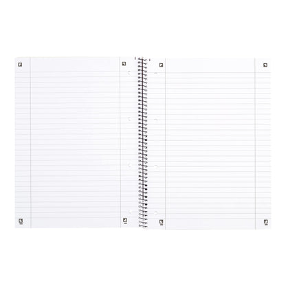 Oxford Notebook A4 lined, with margin, 80 sheets, orange, pack of 10