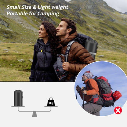 Self-inflating sleeping pad air mattress, comfortable 12CM thickened inflatable mattress with foot pump and pillow, waterproof camping mat outdoor, ultralight sleeping pad for tent and beach.