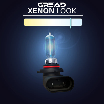 Great - HB4 Car Lamp HB4 12V 55W - super-white - headlights 8500k E-mark free registration - Xenon Optic - 2 pieces