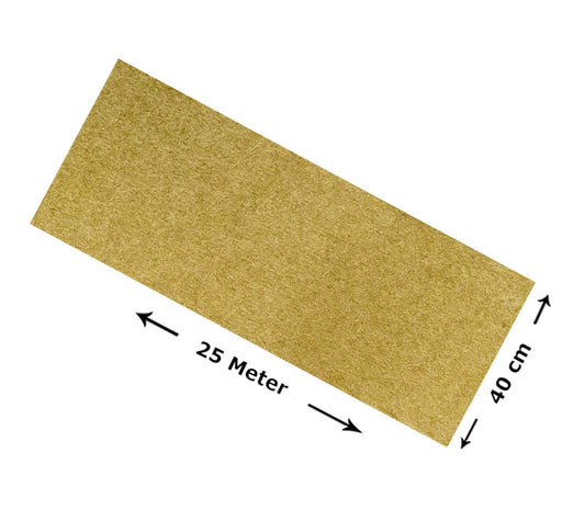 PemmiProducts Small Animal Carpet made of 100% hemp, sold by the meter, dimensions 0.40m x 25.00m x approx. 0.5cm thick, ideal for rabbits, guinea pigs, and other rodents.