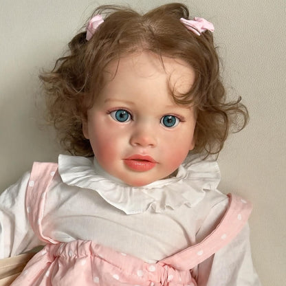 Anano Reborn Toddler Large Lifelike 26 Inch 70cm Reborn Baby Realistic Dolls Silicone That Look Like Real Babies Straight Legs Standing, Boys, With Clothing