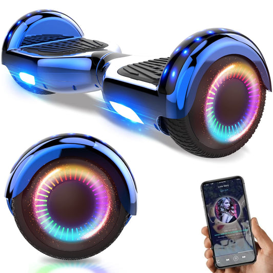 GeekMe Hoverboards, hoverboards for kids, hoverboards with Bluetooth speakers, beautiful LED lights, gift for children.